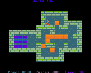 BoxWorld - íèâî ñòî òðèäåñåò è øåñò â íà÷àëîòî BoxWorld íèâî 136 - íà÷àëíà ïîçèöèÿ.
