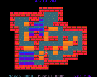 BoxWorld - íèâî äâåñòà è ÷åòèðè â íà÷àëîòî BoxWorld íèâî 204 - íà÷àëíà ïîçèöèÿ.