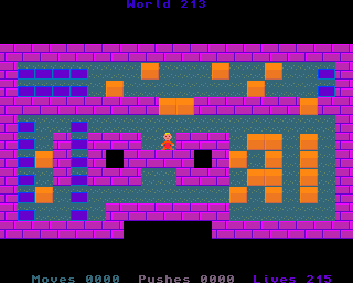 BoxWorld - stage two hundred and thirteen at beginning BoxWorld stage 213 - initial position.