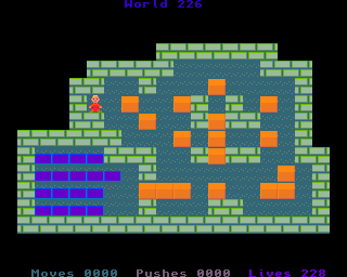 BoxWorld - stage two hundred and twenty-six at beginning BoxWorld stage 226 - initial position.