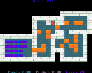 BoxWorld - stage two hundred and fourty-one at beginning BoxWorld stage 241 - initial position.