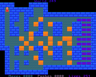 BoxWorld - stage two hundred and fourty-nine at beginning BoxWorld stage 249 - initial position.