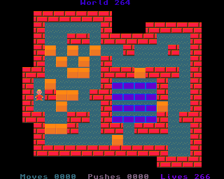 BoxWorld - stage two hundred and sixty-four at beginning BoxWorld stage 264 - initial position.