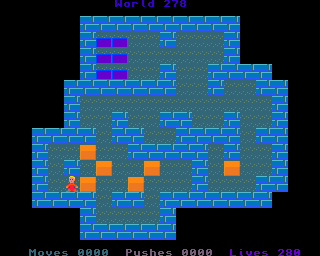 BoxWorld - stage two hundred and seventy-eight at beginning BoxWorld stage 278 - initial position.