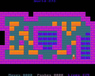 BoxWorld - stage three hundred and seventy-three at beginning BoxWorld stage 373 - initial position.