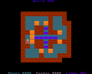 BoxWorld - íèâî òðèñòà è îñåìäåñåò â íà÷àëîòî BoxWorld íèâî 380 - íà÷àëíà ïîçèöèÿ.