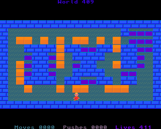 BoxWorld - stage four hundred and nine at beginning BoxWorld stage 409 - initial position.