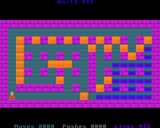 BoxWorld - stage four hundred and thirteen at beginning BoxWorld stage 413 - initial position.