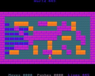 BoxWorld - stage four hundred and fourty-three at beginning BoxWorld stage 443 - initial position.
