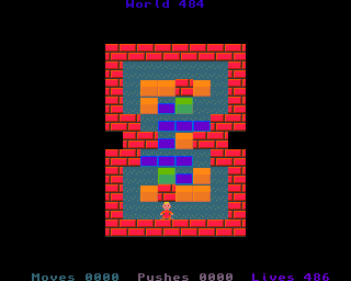 BoxWorld - íèâî ÷åòèðèñòîòèí îñåìäåñåò è ÷åòèðè â íà÷àëîòî BoxWorld íèâî 484 - íà÷àëíà ïîçèöèÿ.