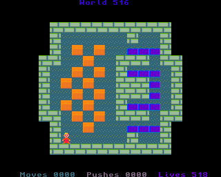 BoxWorld - stage five hundred and sixteen at beginning BoxWorld stage 516 - initial position.