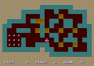 Shove It! - room 57 at beginning Shove It! room 57 - initial position.