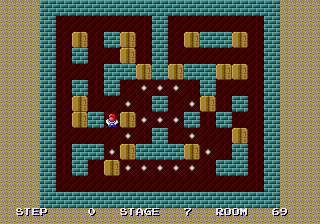 Shove It! - room 69 at beginning Shove It! room 69 - initial position.