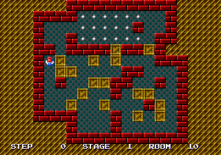 Shove It! - room 10 at beginning Shove It! room 10 - initial position.