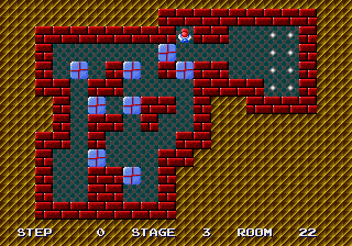 Shove It! - room 22 at beginning Shove It! room 22 - initial position.